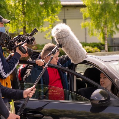 L-R Mark Smith, Clare Monnelly & Crew _ Headspace (Short Film) 2022